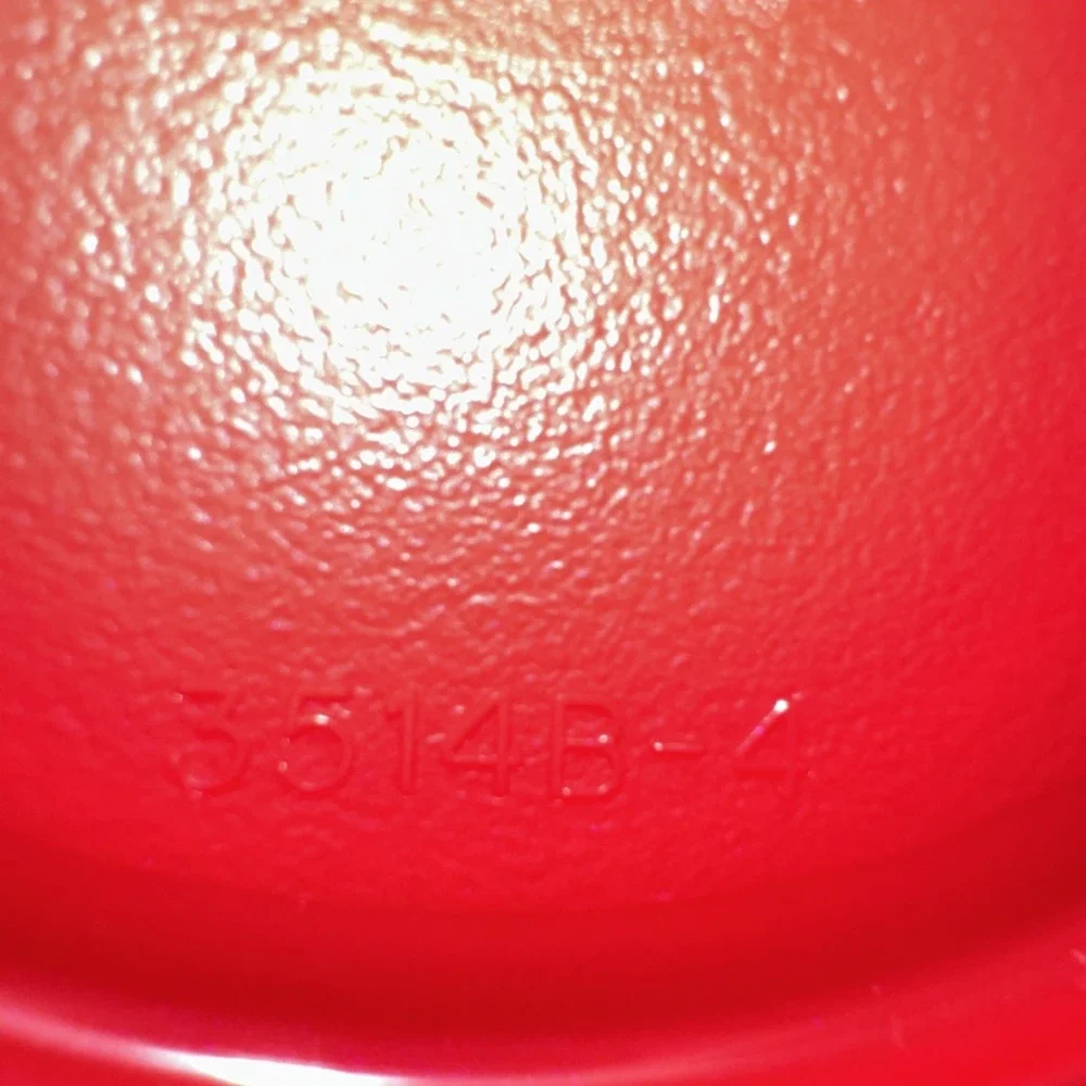 Tupperware Set of Four  Legacy Pinch Cereal Bowls Red 1 3/4 cups New